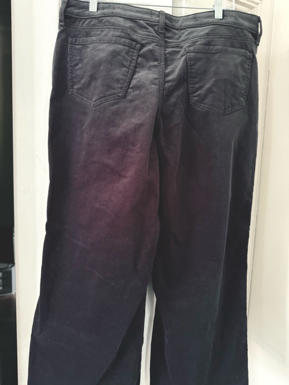 NYDJ Women's BlackTeresa Wide Leg
Corduroy  Trouser Pants 14P - Picture 6 of 9